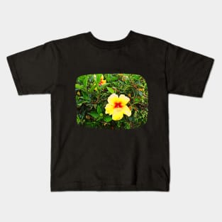 Yellow flower photography Kids T-Shirt